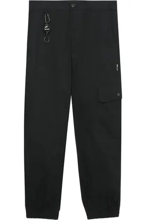 Izzue Hook-attachment stretch-cotton trousers