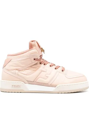 Fendi FF-embossed high-top sneakers