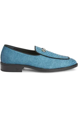 Giuseppe Zanotti Snakeskin-effect leather loafers