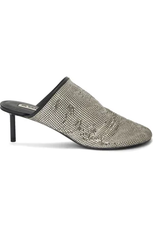 Jil Sander Sequin-mesh mules