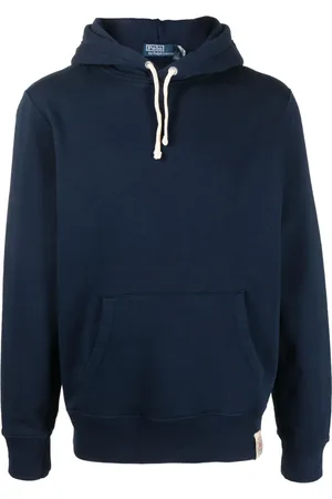 Ralph Lauren Logo-patch cotton-blend hoodie