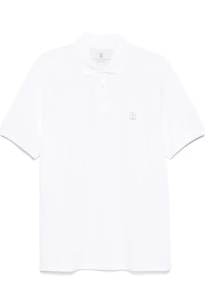 Brunello Cucinelli Logo-print polo shirt