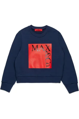 MAX&Co. Kids Logo-print crew-neck sweatshirt