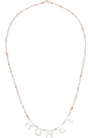 Roxanne First Honey beaded necklace