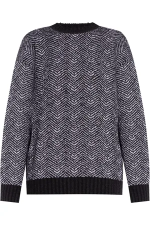 Moschino Chevron-pattern jumper
