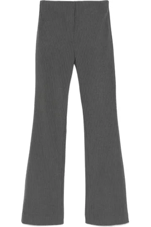 Entire Studios Pinstriped flared trousers