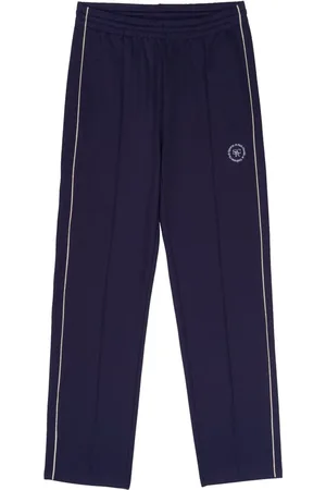 Sporty & Rich Logo-embroidered track pants