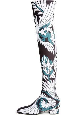 La DoubleJ Edie graphic-print boots