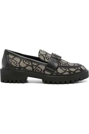 Liu Jo Logo-jacquard loafers