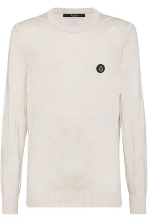BILLIONAIRE Intarsia-knit jumper