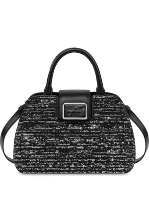 Alberta Ferretti Albi33 tweed tote bag