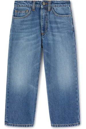 Palm Angels Logo-print cotton jeans