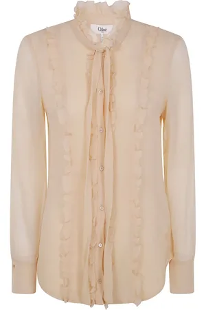 Chloé Ruffled fitted blouse