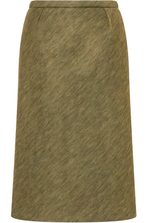 Serafini A-line midi skirt