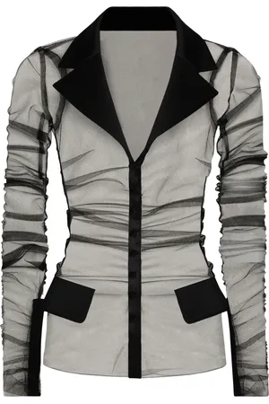 Dolce & Gabbana Semi-sheer tulle blazer