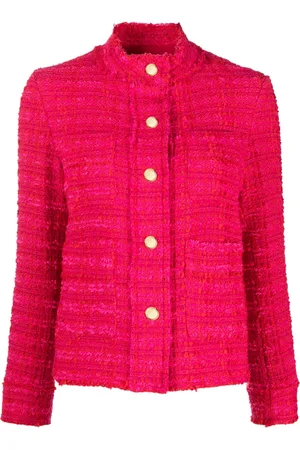 Pinko High-neck tweed jacket