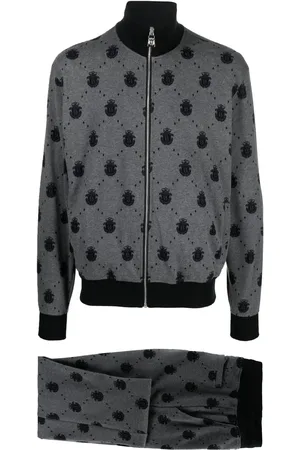 BILLIONAIRE Logo-print track suit set