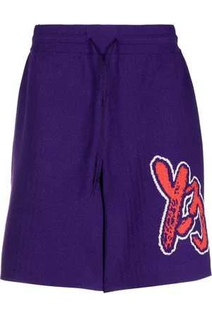 Y-3 Logo-print track shorts