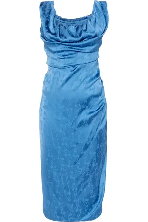 Vivienne Westwood Safety-pin jacquard midi dress