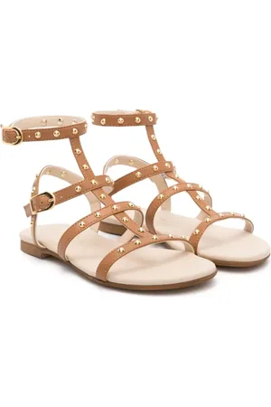 Florens Stud-embellished leather gladiator sandals