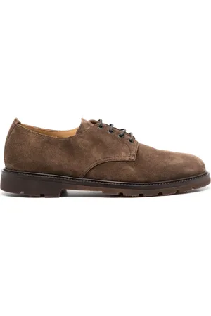HENDERSON BARACCO Lace-up suede derby shoes