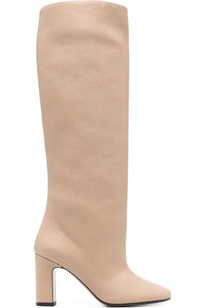 Kiton 95mm leather knee-high boots