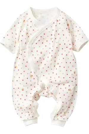 Familiar Graphic-print cotton romper