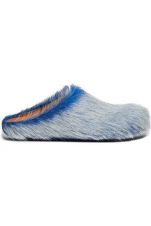 Marni Calf hair clogs