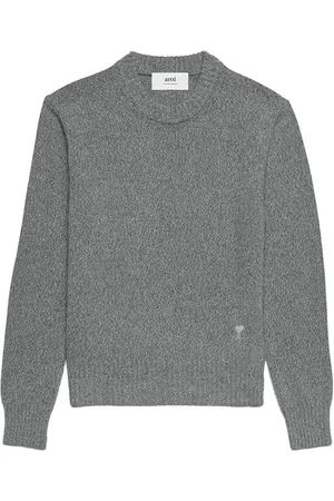 Ami Cashmere-blend crew-neck jumper