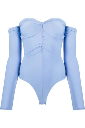 FLEUR DU MAL Ruched bodysuit