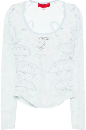 ECKHAUS LATTA Seraph floral-lace top