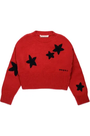 Marni Star intarsia-knit jumper