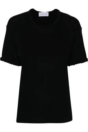 Viktor & Rolf Braid-detail cotton T-shirt