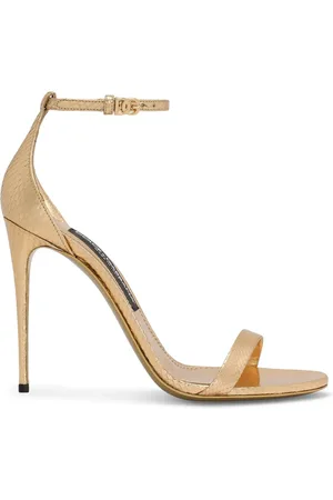 Dolce & Gabbana 105mm Keira leather sandals