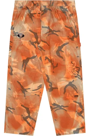 A Bathing Ape Spray paint-effect camouflage trousers