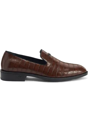 Giuseppe Zanotti Imrham crocodile-effect loafers