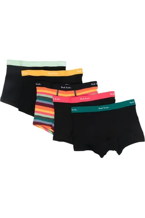 Paul Smith Elastic-logo cotton boxers (set of 5)