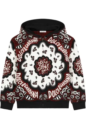 Dolce & Gabbana Bandana-print zip-up hoodie