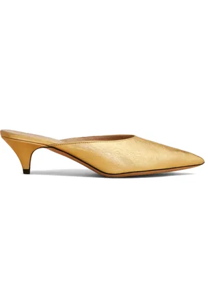 Khaite The River leather mules