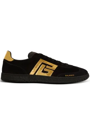 Balmain Swan suede sneakers