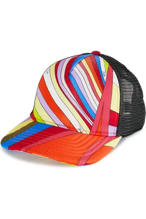 Puccini Iride-print mesh cap