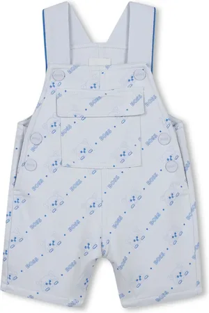 HUGO BOSS Logo-print dungarees