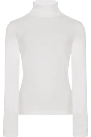 ROSETTA GETTY Snap turtleneck top