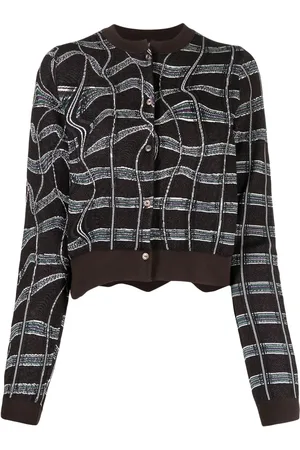 JNBY Patterned jacquard cropped jumper
