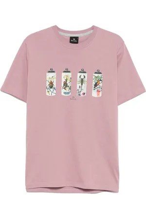 Paul Smith Spray Cans-print T-shirt