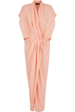 Giorgio Armani Draped silk midi dress