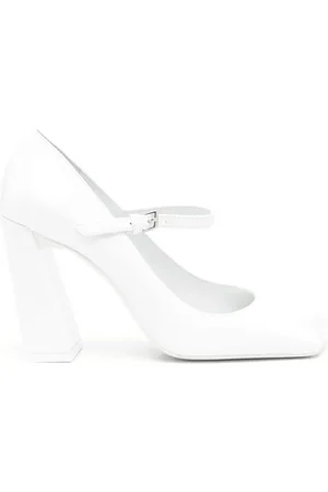 Amina Muaddi 95mm Charlotte Mary Jane pumps