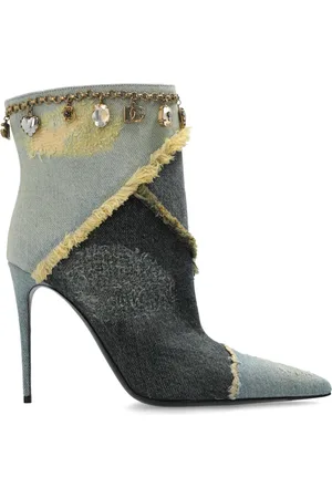 Dolce & Gabbana Distressed denim boots
