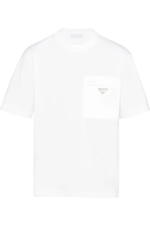 Prada Re-Nylon triangle-logo T-shirt