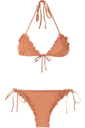 AMIR SLAMA Ripple effect bikini set